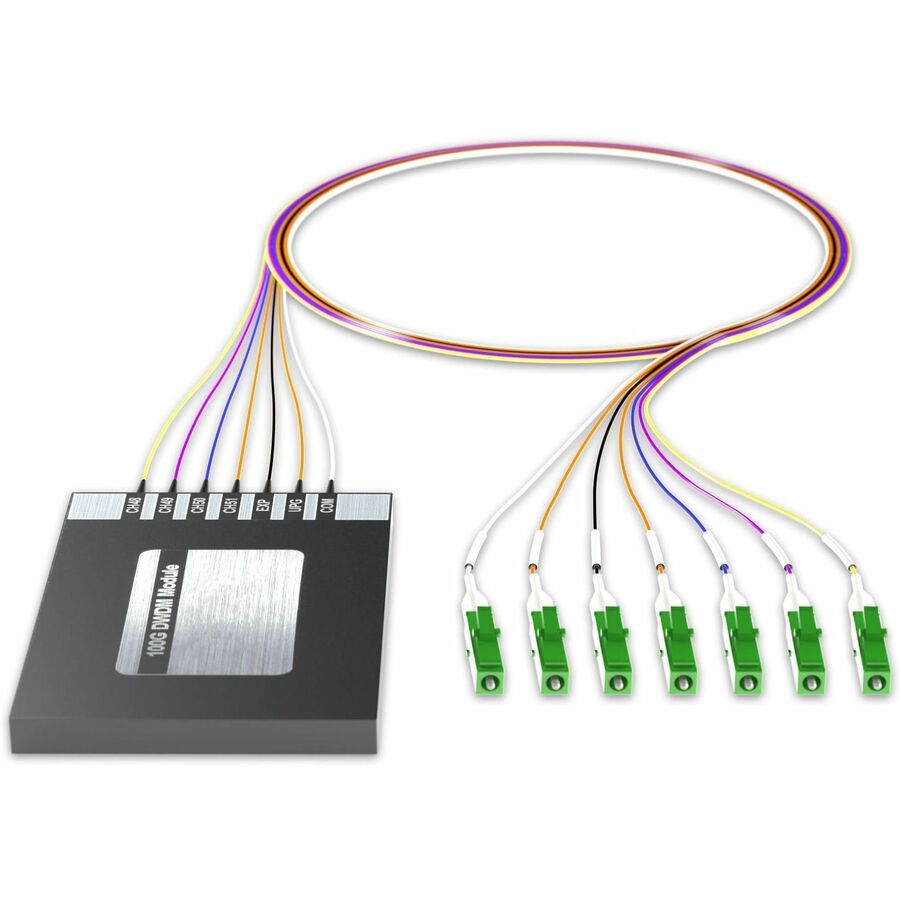 AddOn 4+2 Channel OSP DWDM Mux/Demux C48-C51 with Upgrade and Express Ports, LC/APC Connectors on 40in Single-Mode Pigtails