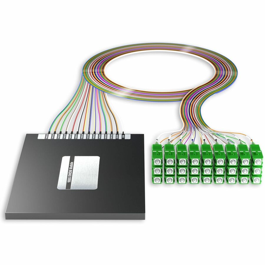 AddOn 24+2 Channel OSP DWDM Mux/Demux C40-C63 with Upgrade and Express Ports, SC/APC Connectors on 40in Single-Mode Pigtails