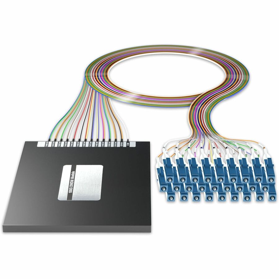 AddOn 24+2 Channel OSP DWDM Mux/Demux C40-C63 with Upgrade and Express Ports, LC/UPC Connectors on 40in Single-Mode Pigtails