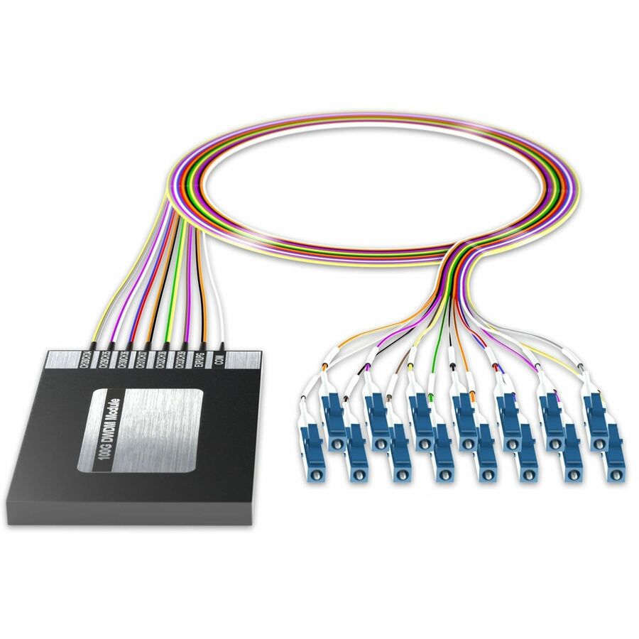 AddOn 12+2 Channel OSP DWDM Mux/Demux C28-C39 with Upgrade and Express Ports, LC/UPC Connectors on 40in Single-Mode Pigtails