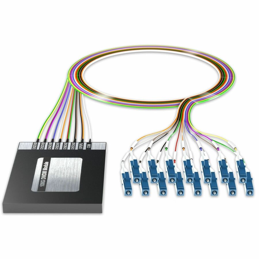 AddOn 12+2 Channel OSP DWDM Mux/Demux C52-C63 with Upgrade and Express Ports, LC/UPC Connectors on 40in Single-Mode Pigtails