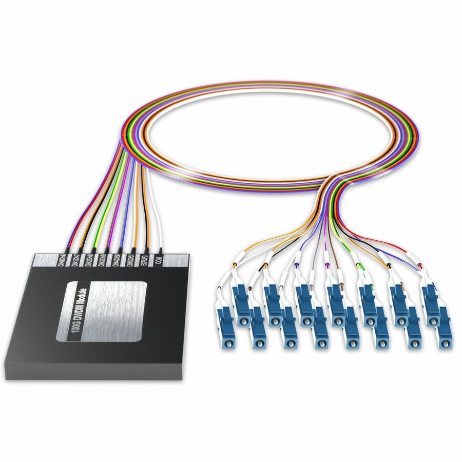 AddOn 12+2 Channel OSP DWDM Mux/Demux C40-C51 with Upgrade and Express Ports, LC/UPC Connectors on 40in Single-Mode Pigtails