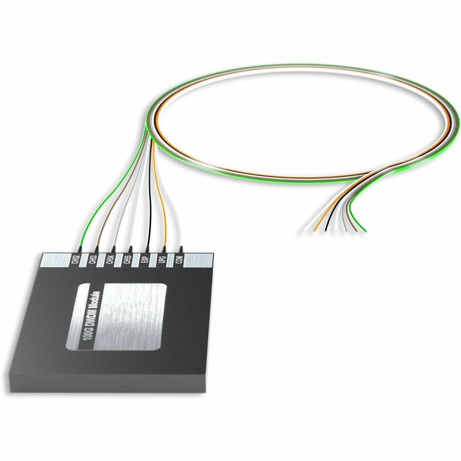 AddOn 4+2 Channel OSP DWDM Mux/Demux C52-C55 with Upgrade and Express Ports, 40in Single-Mode Pigtails, and no connectors