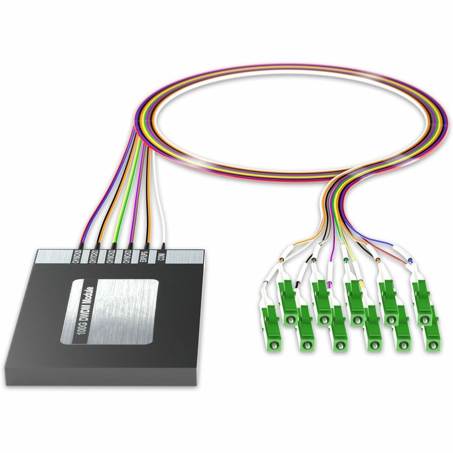 AddOn 8+2 Channel OSP DWDM Mux/Demux C16-C23 with Upgrade and Express Ports, LC/APC Connectors on 40in Single-Mode Pigtails