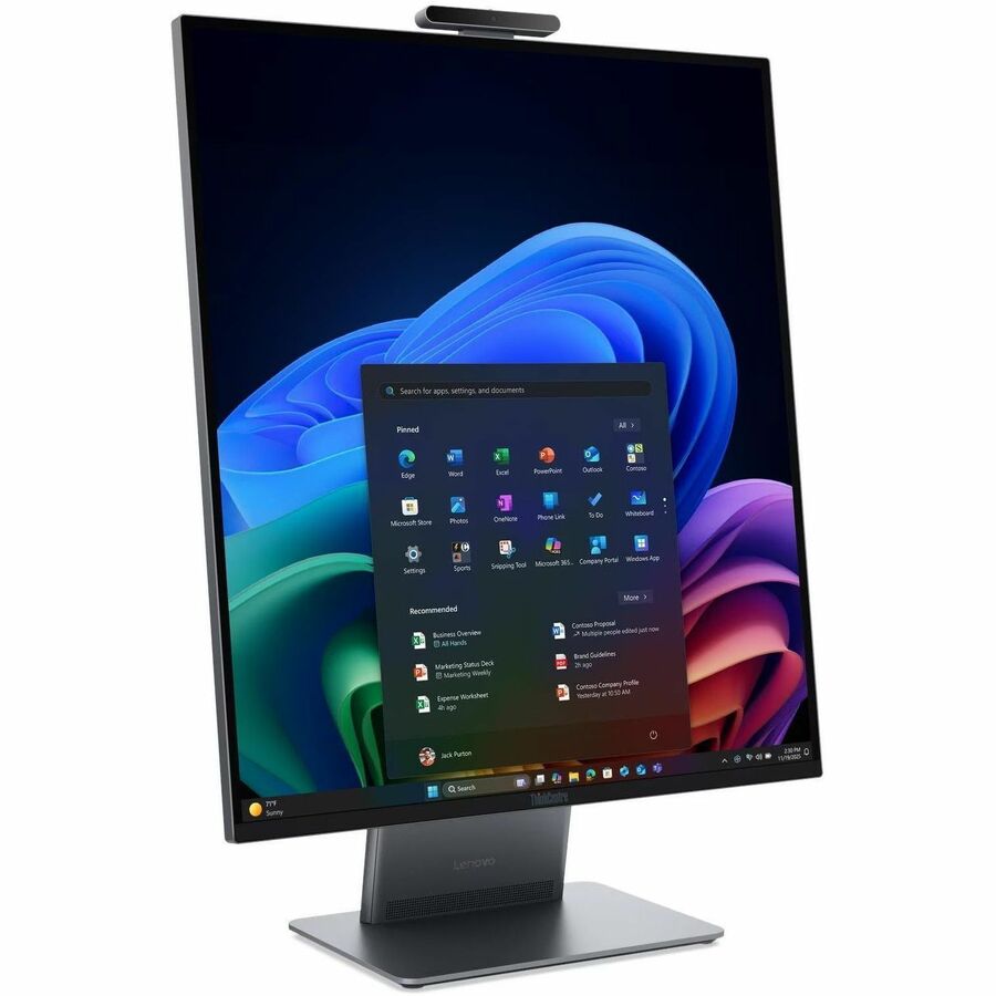 Lenovo ThinkCentre X 13H40019US All-in-One Computer - Intel Core Ultra 5 Series 3 325 - 16 GB - 512 GB PCI Express NVMe 4.0 x4 SSD - 27.6" QHD - Desktop - Thunder Gray