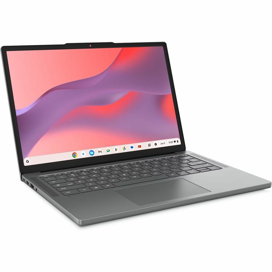 Lenovo Chrome 14ITN11 83SV0000US 14" Touchscreen Chromebook - WUXGA - Intel N-Series N150 - 8 GB - 64 GB Flash Memory - English Keyboard - Luna Gray