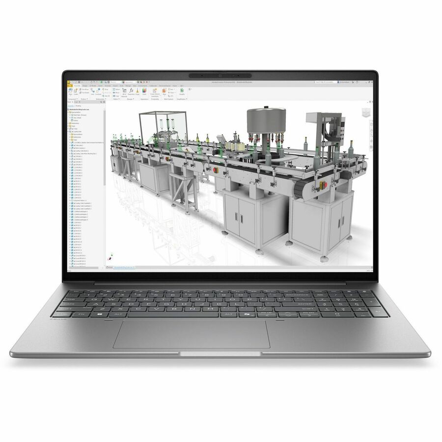HP ZBook 8 G2i 14" Copilot+ PC Mobile Workstation - 2.5K - 120 Hz - Intel Core Ultra 7 Series 3 366H - 64 GB - 2 TB SSD - English Keyboard - Meteor Silver Aluminum