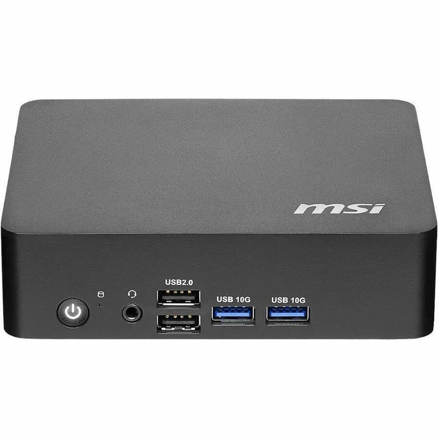 MSI Cubi NUC TWG S-016US - Fanless Mini PC - Intel Processor N150 - Intel Graphics - 8GB DDR5 - 128GB M.2 SATA SSD - Windows 11 Pro Entry - 3 Year Advanced Replacement Warranty