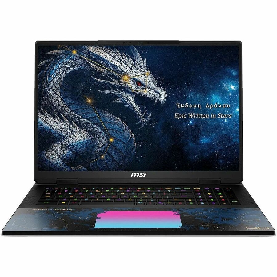 MSI Titan 18 HX Dragon Edition Draco Epic A2WJ Titan 18 HX Dragon Edition Draco Epic A2WJ-1246US 18" Gaming Notebook - UHD+ - 240 Hz - Intel Core Ultra 9 Series 2 290HX Plus - 96 GB - 4 TB SSD - Core Black