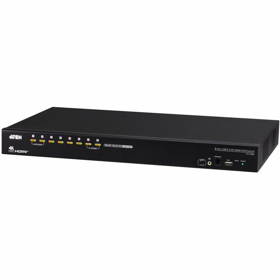 ATEN 8-Port USB 2.0 4K HDMI KVM Switch