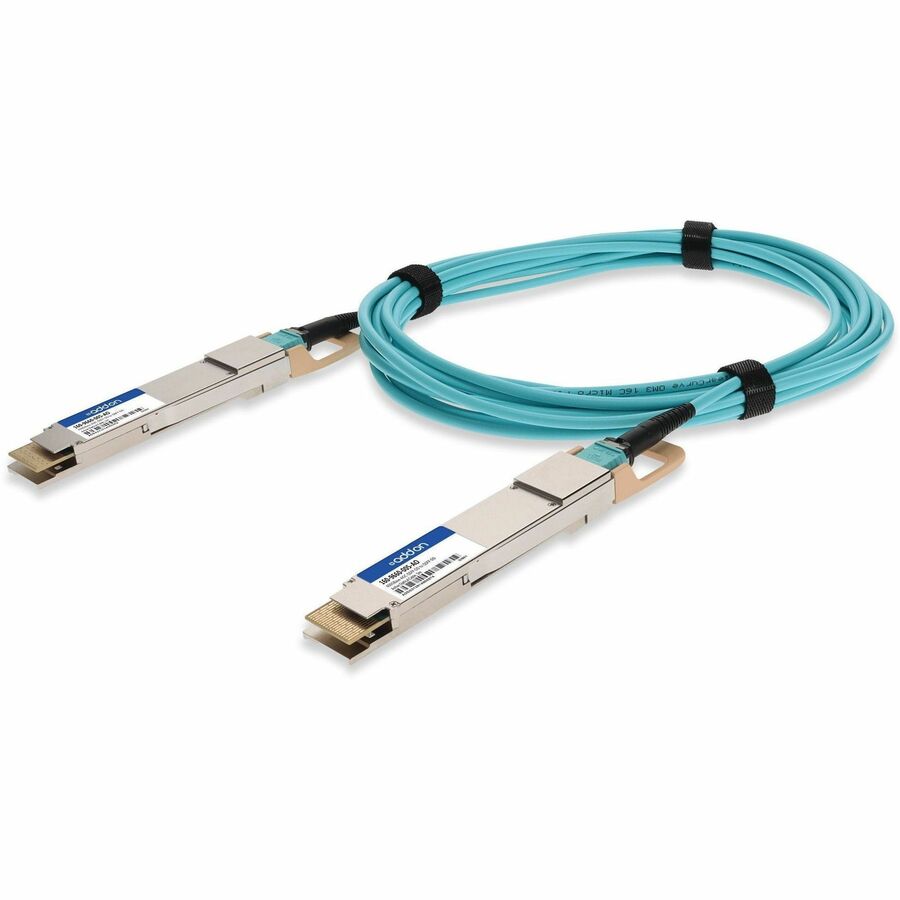 AddOn Ciena 160-9660-005 Compatible TAA 400GBase-AOC QSFP-DD to QSFP-DD Active Optical Cable (850nm, MMF, 5m)