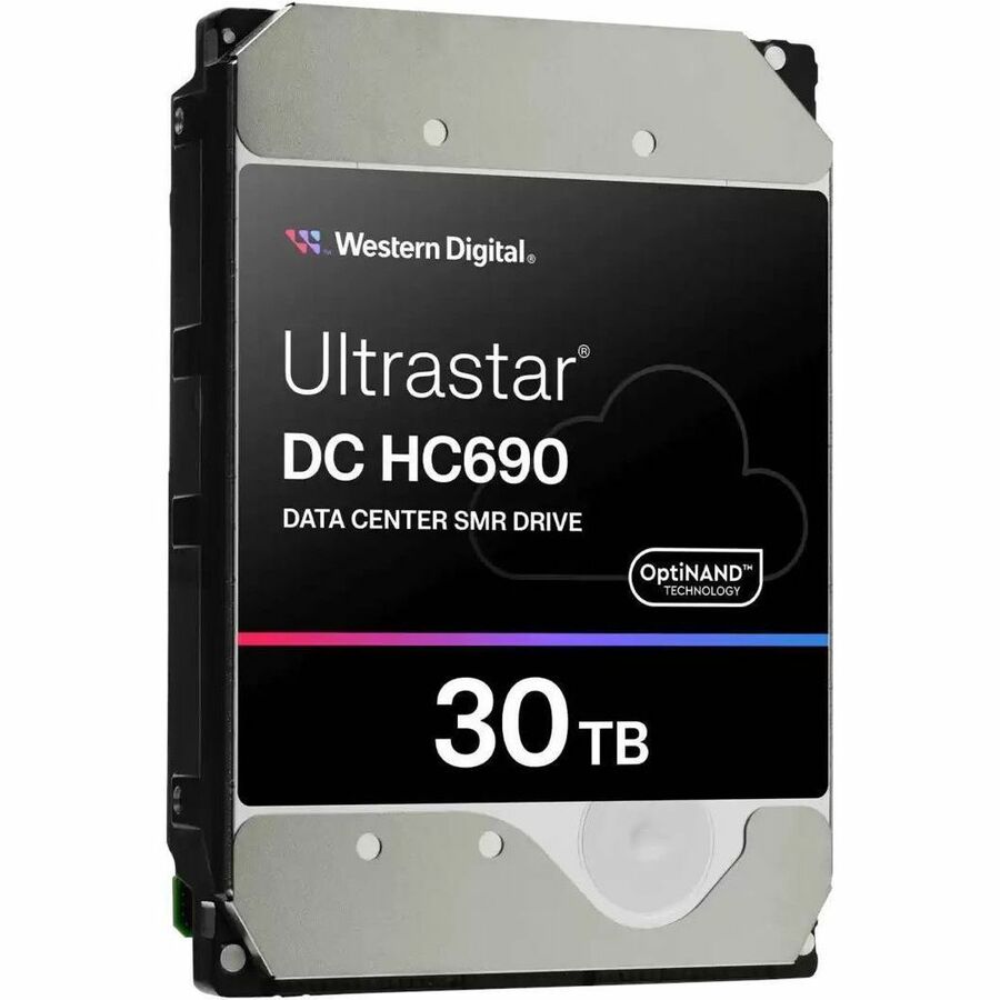Western Digital Ultrastar DC HC690 WSH723200AL4201 30 TB Hard Drive - Internal - SAS - Shingled Magnetic Recording (SMR) Method - 3.5" Carrier