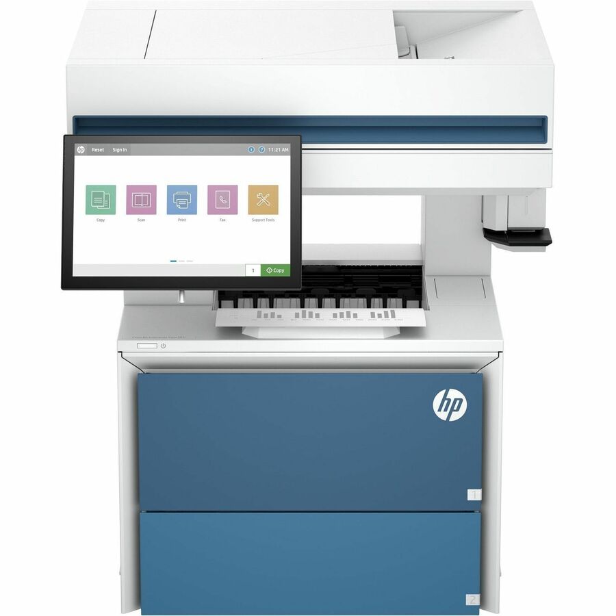HP LaserJet Enterprise 6600zfw Wired & Wireless Laser Multifunction Printer - Monochrome