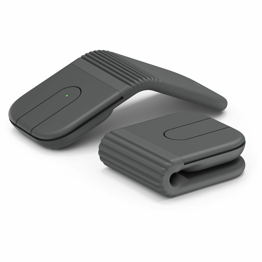 Logitech Mobi Fold, Ultra-Portable Travel Mouse, Small and Light, Touch Scroll, Quiet Clicks, 4K DPI, Bluetooth, Graphite