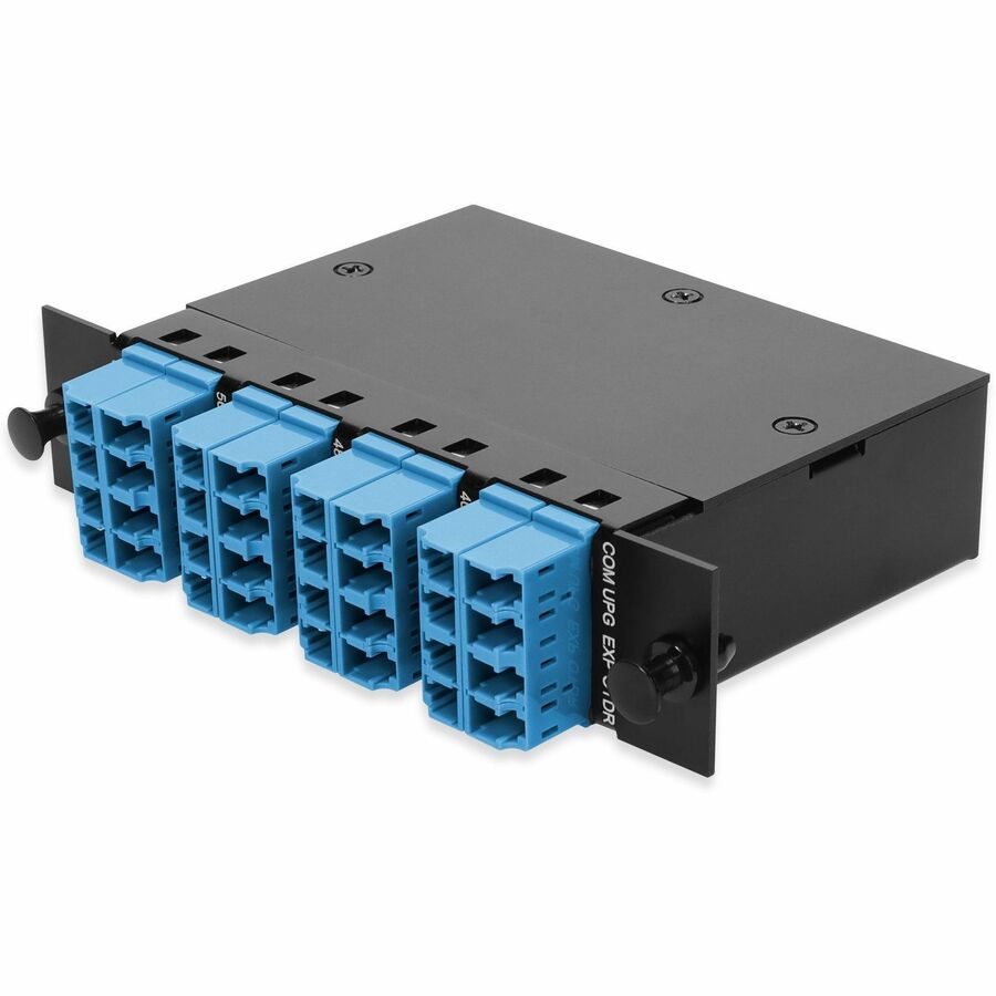 AddOn 24+3 Channel LGX DWDM Mux/Demux C40-C63 with OTDR, Test Tx/Rx, Upgrade, and Express Ports, LC/UPC Connectors