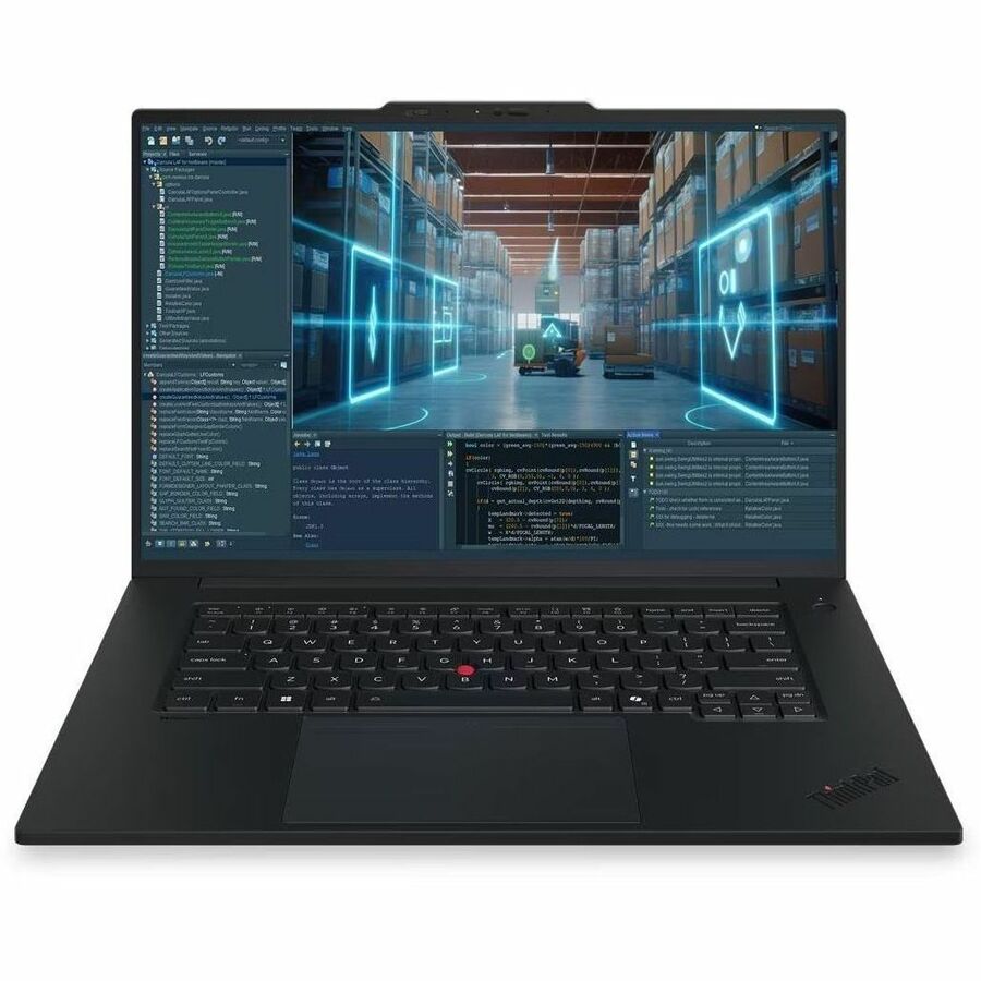 Lenovo ThinkPad P1 Gen 9 21UE000UUS 16" Touchscreen Copilot+ PC Mobile Workstation - 3.2K - 120 Hz - Intel Core Ultra X9 Series 3 388H - vPro Technology - 96 GB - 2 TB SSD - English (US) Keyboard - Black