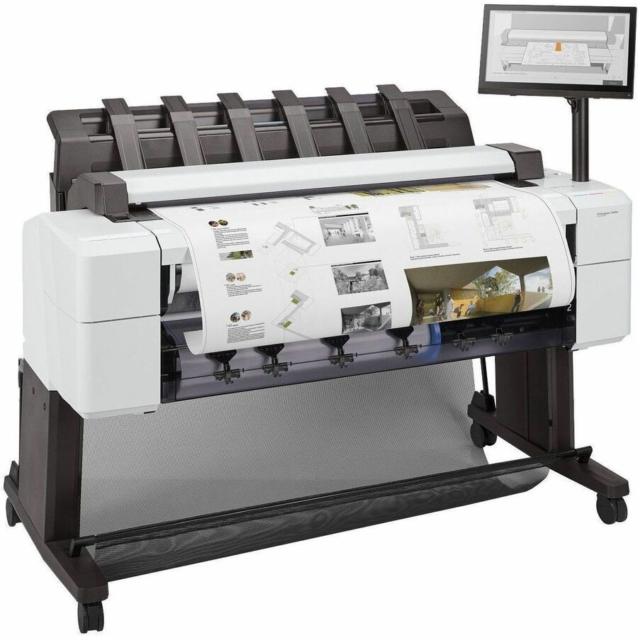 HP Designjet T2600dr PostScript A0 Inkjet Large Format Printer - Includes Printer, Scanner, Copier - 36" Print Width - Color