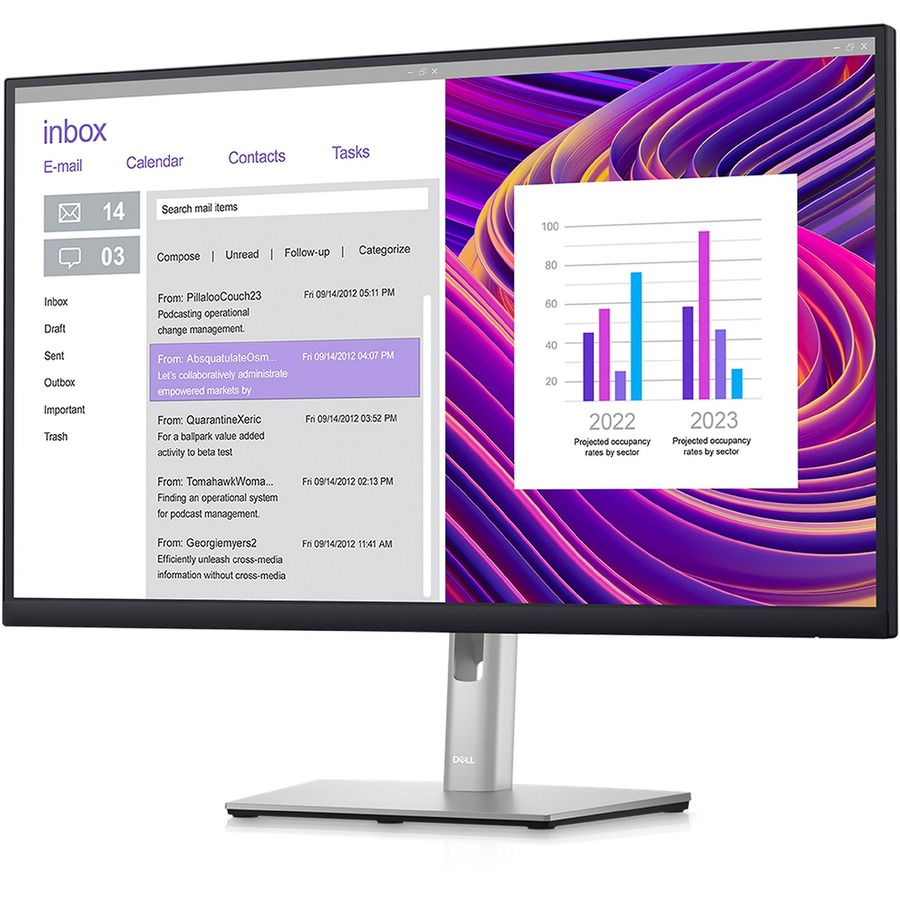 DELL SOURCING - NEW P2723DE 27" Class WQHD LED Monitor - 16:9 - Black - TAA Compliant