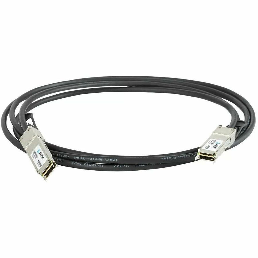 Axiom 100GBASE-CR4 QSFP28 Passive DAC Cable Dell Compatible 3m - TAA Compliant