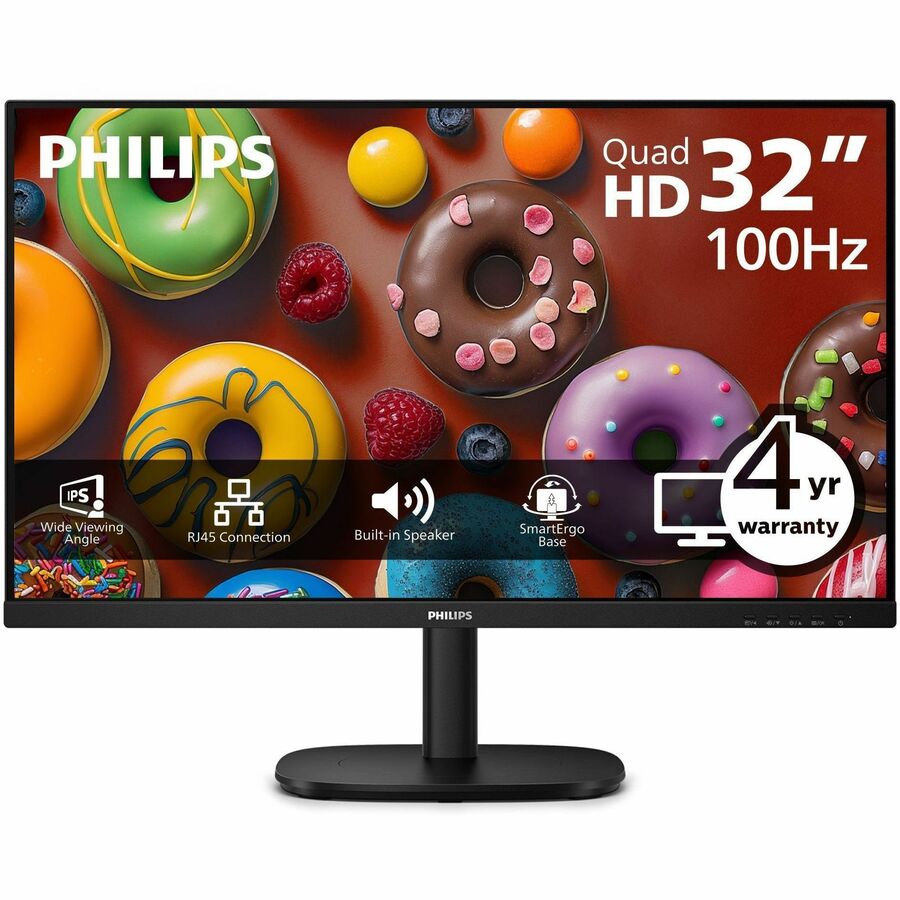Philips 32B2U3601 32" Class WQHD LED Monitor - 16:9 - Black