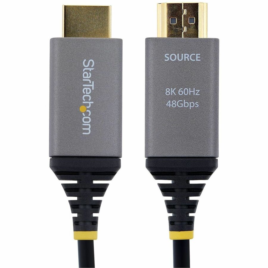 StarTech 30m (98.4ft) HDMI 2.1 Hybrid Active Optical Cable (AOC), CMP Plenum, 8K 60Hz, 48Gbps, Ultra High Speed HDMI 2.1/2.0 Cable