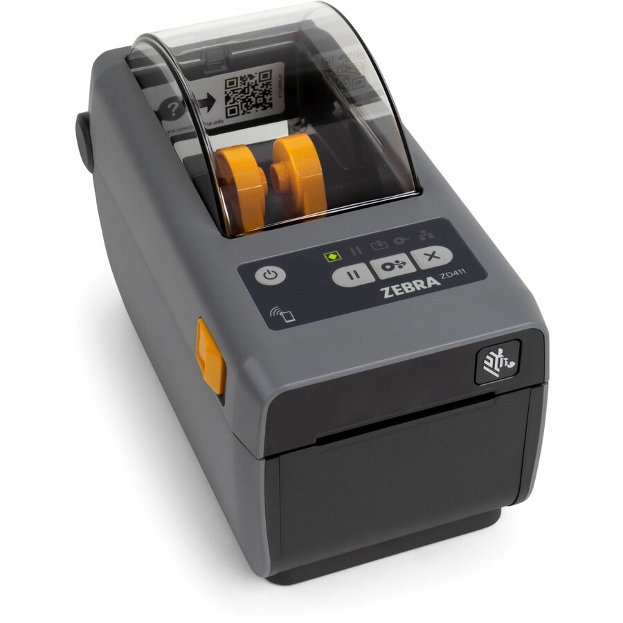 Zebra ZD411 Retail, Hospitality, Healthcare, Government, Business, Transportation & Logistic Direct Thermal Printer - Monochrome - Desktop, Portable - Label/Receipt Print - USB - USB Host - Bluetooth 5.3 - IEEE 802.11ax Wireless LAN - Near Field Communication (NFC) - US