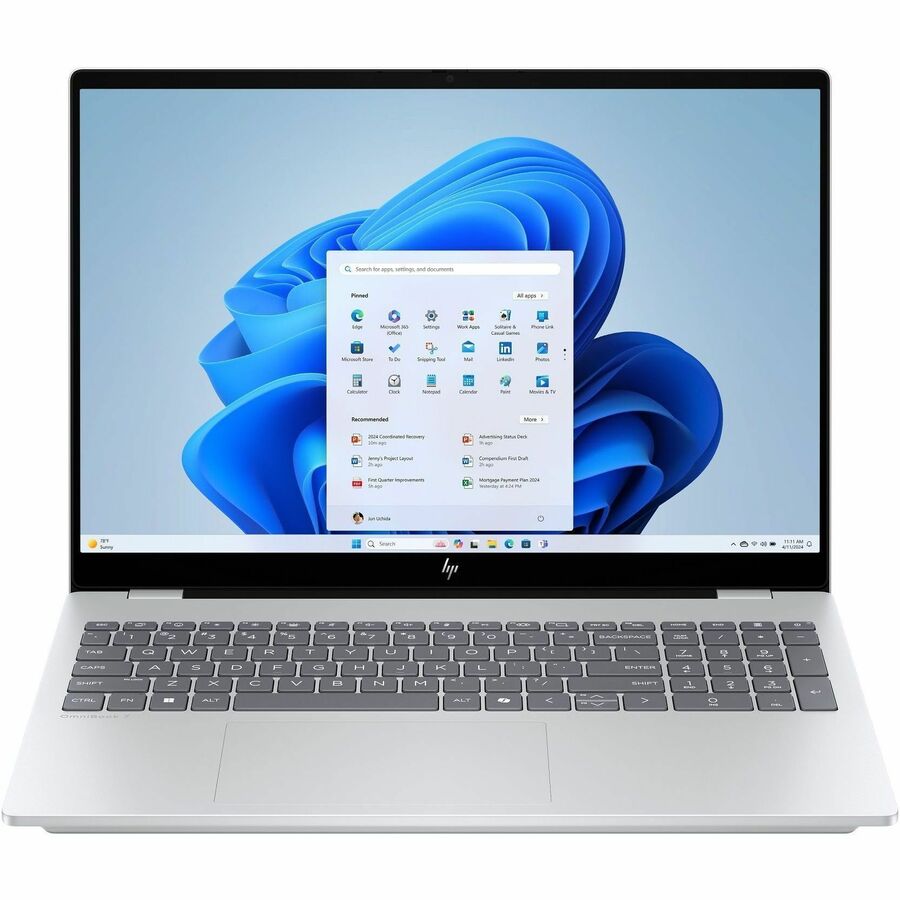 HPI SOURCING - NEW OmniBook 7 16-az0000 16-az0595cl 16" Touchscreen Notebook - 2K - 120 Hz - Intel Core 9 Series 2 270H - 32 GB - 1 TB SSD - Glacier Silver Aluminum