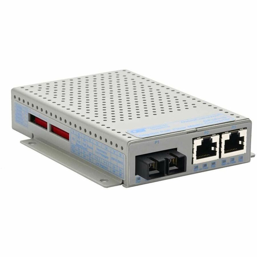 Omnitron Systems OmniConverter GPoEBT/S 9502N-0-21Z Transceiver/Media Converter