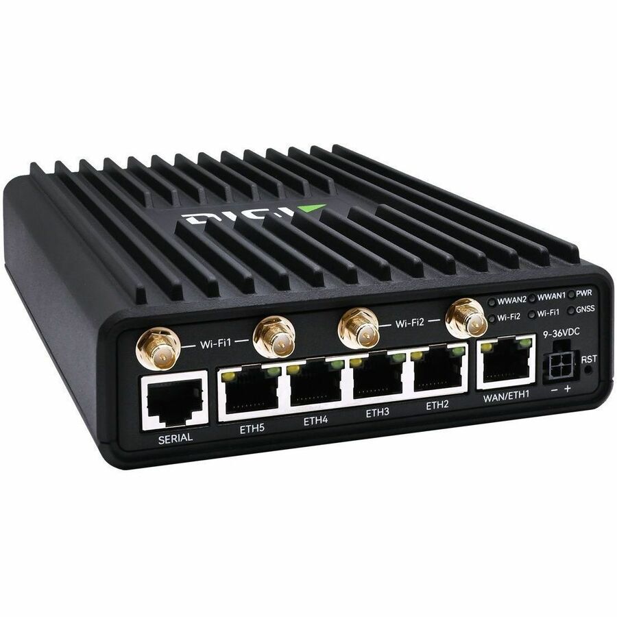 Digi TX65-5B5A-2N Wi-Fi 7 IEEE 802.11 a/b/g/n/ac/ax/be 2 SIM Ethernet, Cellular Modem/Wireless Router - TAA Compliant
