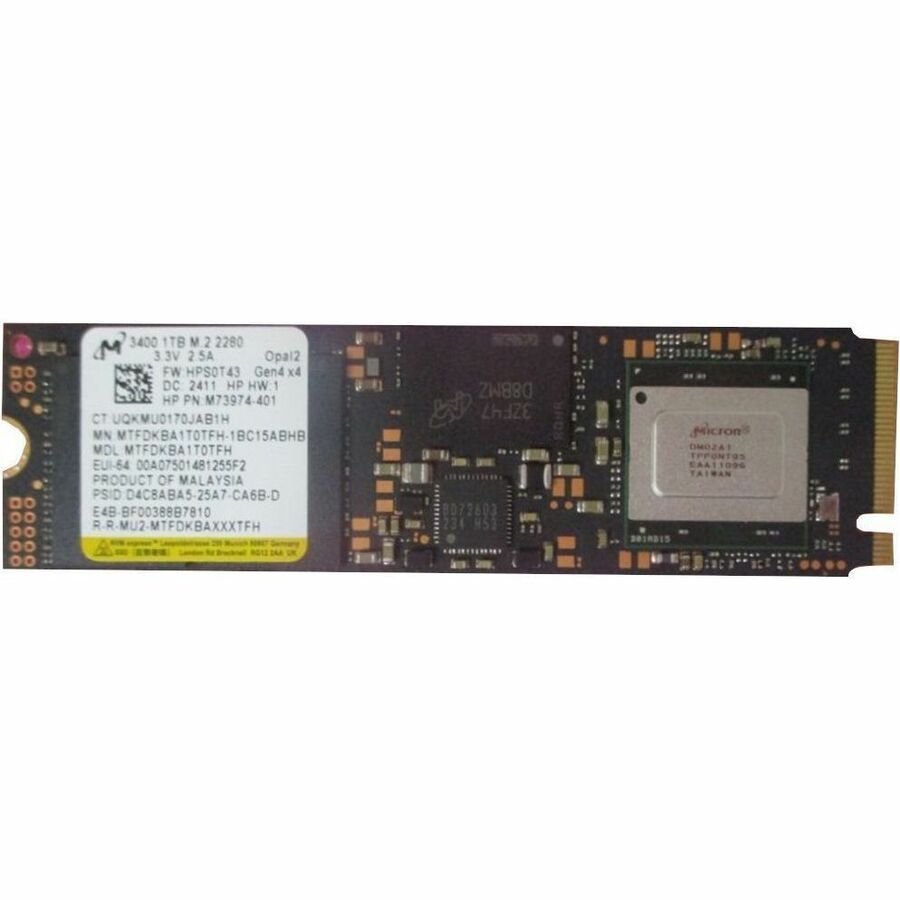 HPI - RPB Certified Parts 1 TB Solid State Drive - M.2 2280 Internal - PCI Express (PCI Express 4.0 x4)