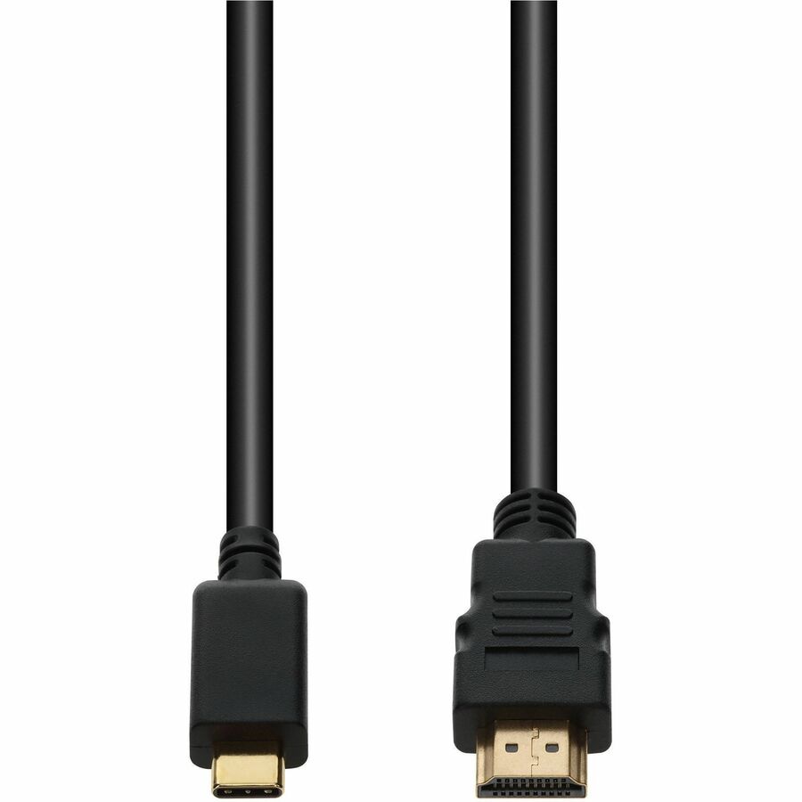 AddOn 3ft USB-C to HDMI 2.0 Black Cable - 4K 60Hz