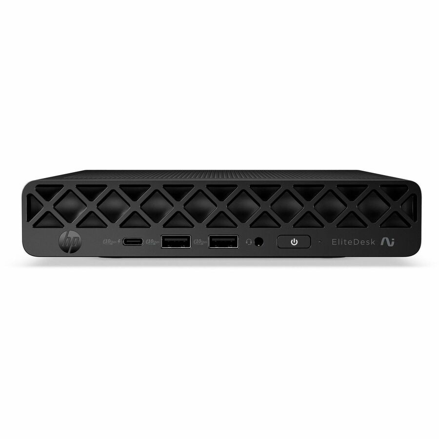 HP EliteDesk 8 G2i Desktop Computer - Intel Core Ultra 5 Series 3 335 - 24 GB - 256 GB PCI Express NVMe SSD - Mini PC - Jack Black