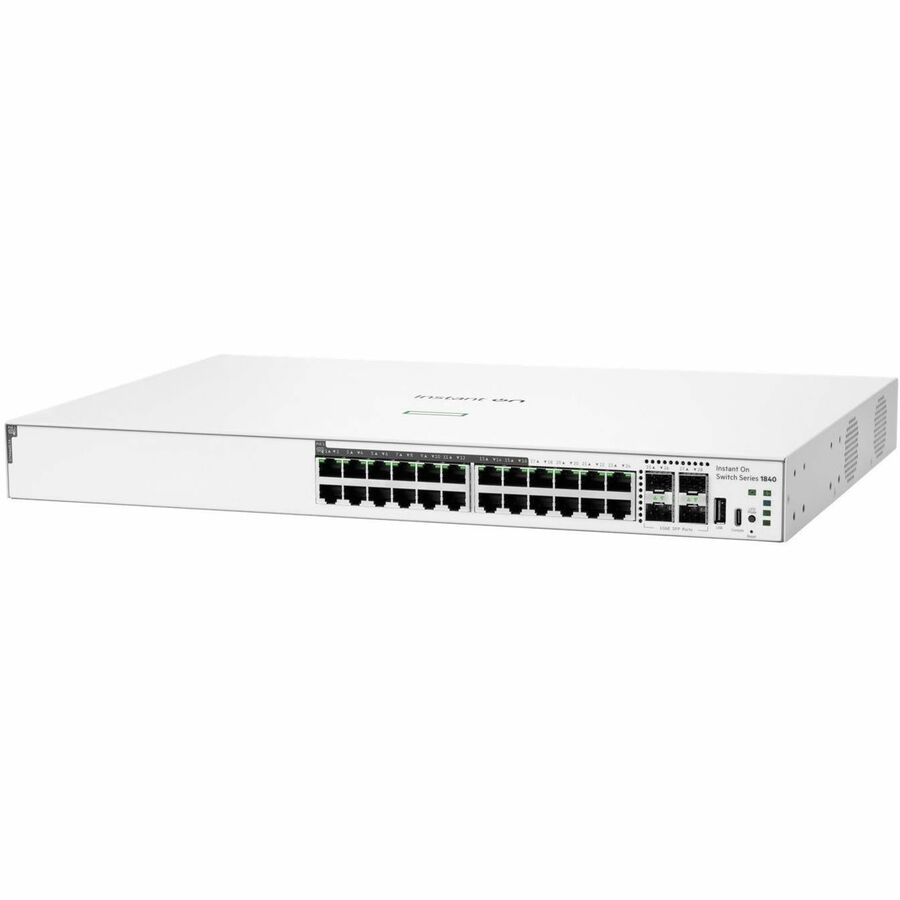 HPE Instant On Switch 24p Gigabit 16p CL4 PoE 4p SFP 195W 1840