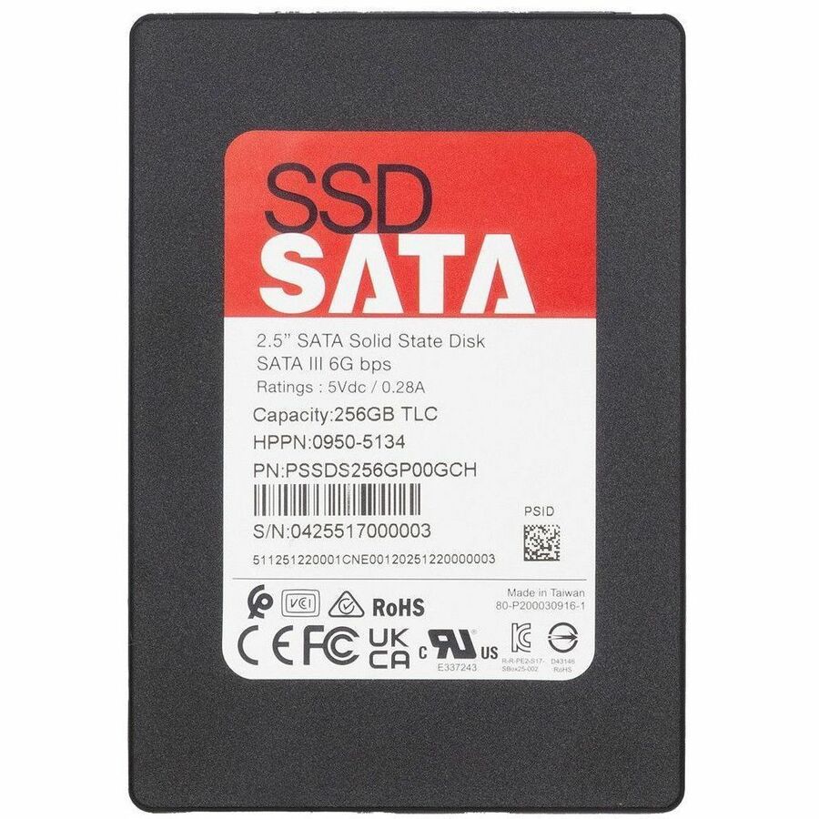 HP 256 GB Solid State Drive