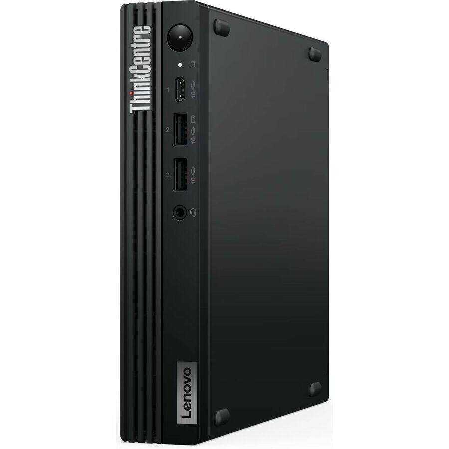 Lenovo ThinkCentre M75q Gen 5 12RQ0057UX Desktop Computer - AMD Ryzen 3 PRO Ryzen PRO 8000 Series 8300GE - 8 GB - 256 GB PCI Express 4.0 SSD - Tiny - Black
