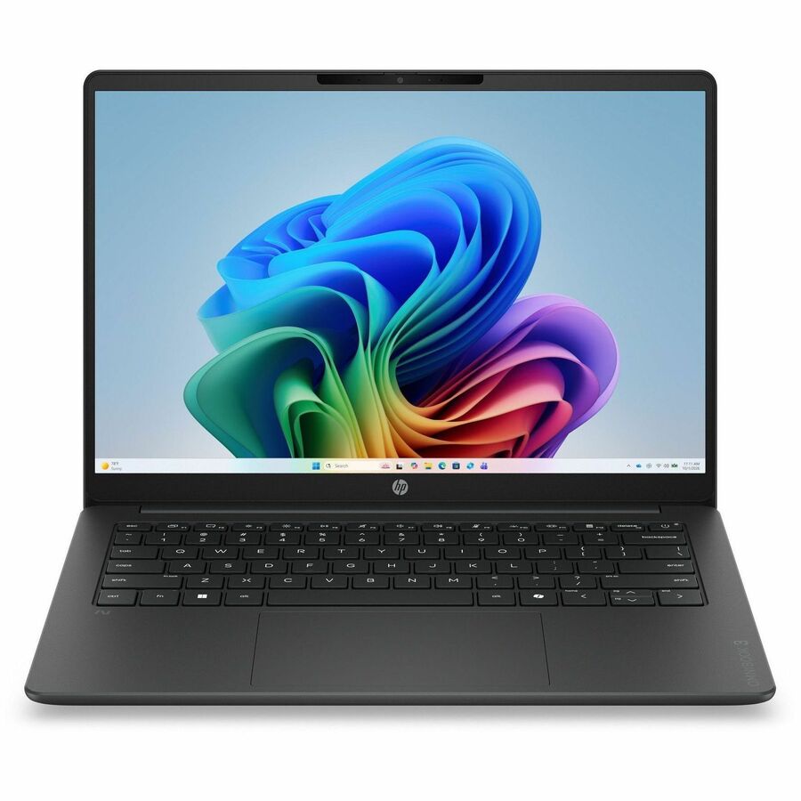 HPI SOURCING - NEW OmniBook 3 14-hz0000 14-hz0053cl 14" Touchscreen Notebook - 2K - Qualcomm Snapdragon X X1-26-100 - 16 GB - 512 GB SSD - Mica Silver, Iron Gray