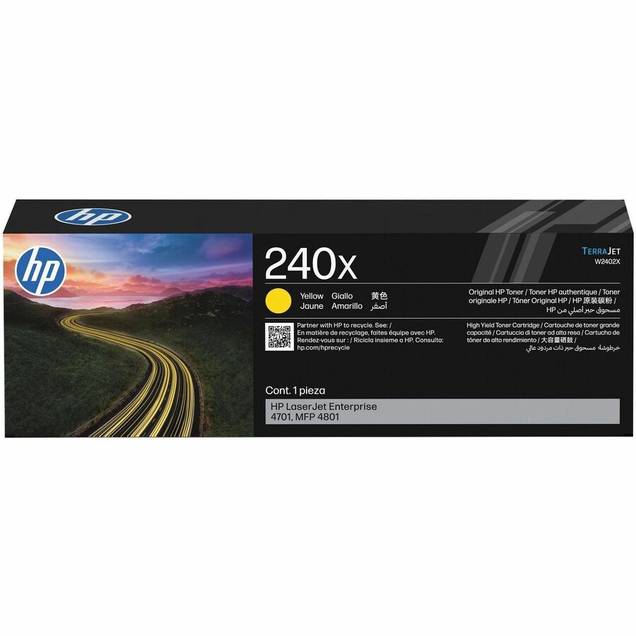 HP 240X Original High Yield Laser Toner Cartridge - Yellow Pack