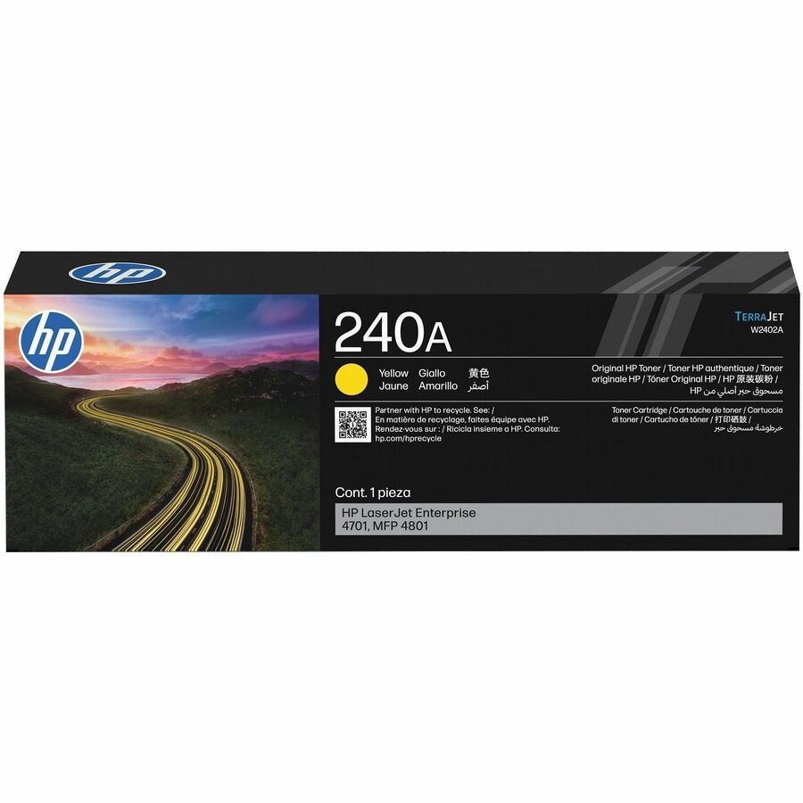 HP 240A Original Laser Toner Cartridge - Yellow Pack