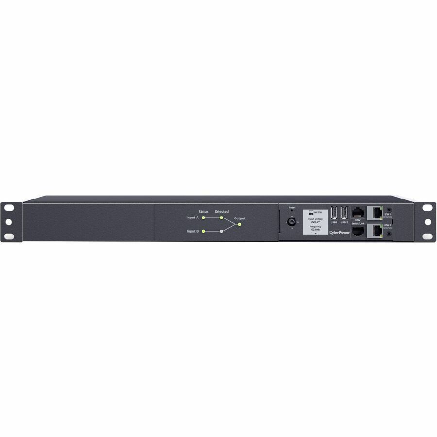 CyberPower PDU44004G Single Phase 240 - 200 VAC 15A Switched ATS