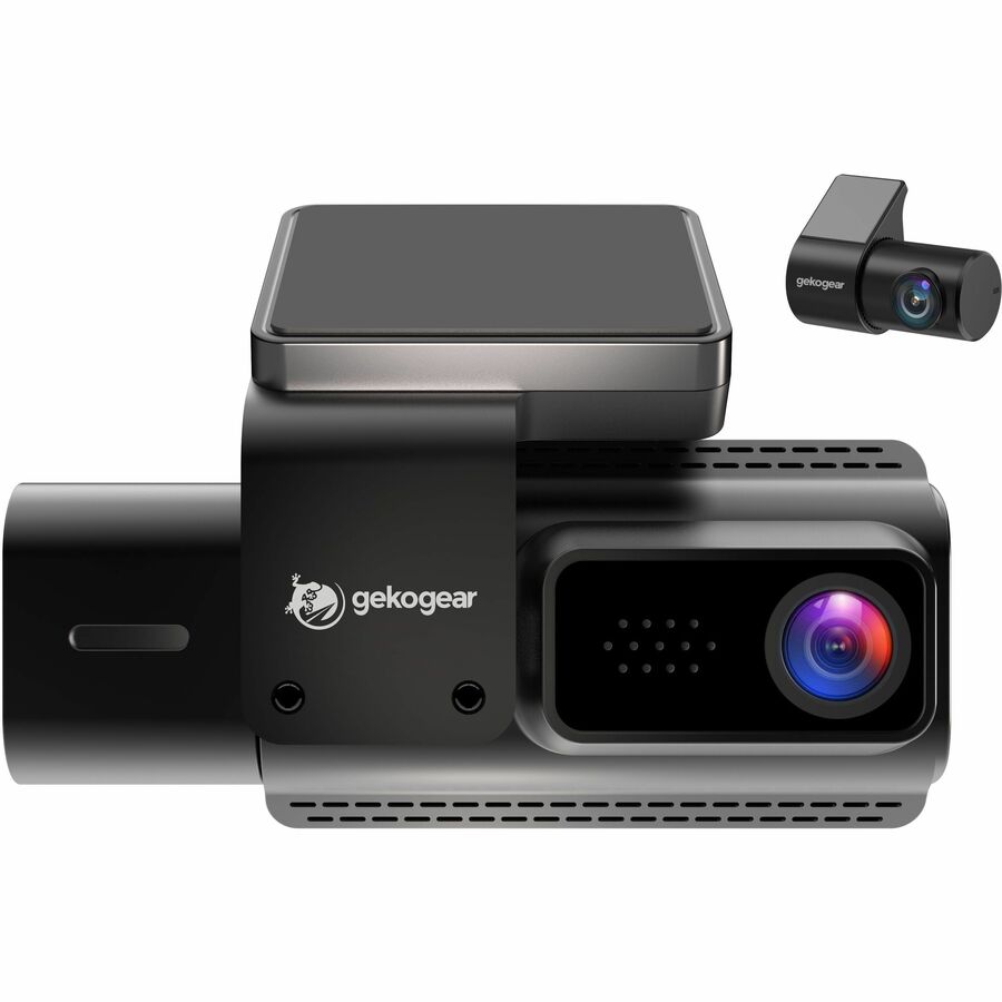 GekoGear 3 Channel 4K Dash Cam with GPS and App Access