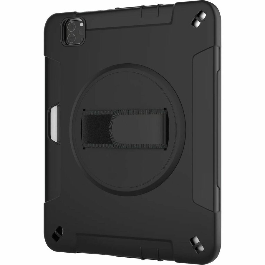 CTA Digital Rugged Carrying Case for 10.9" to 11" Apple, Lenovo iPad Air, iPad Pro, Tab M10 (3rd Gen) Tablet - Black