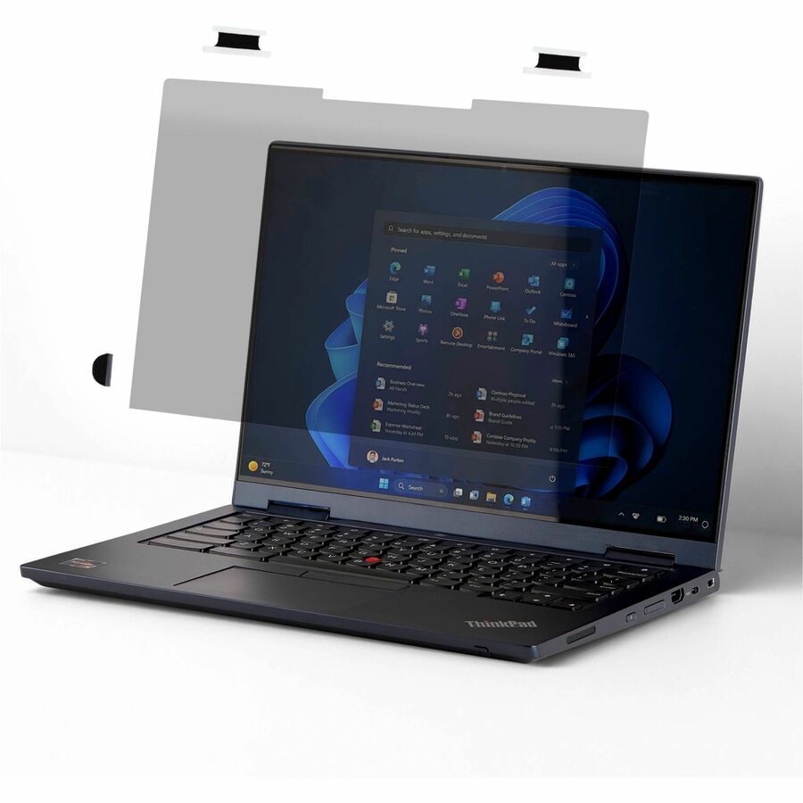 StarTech.com Bright Privacy Screen Filter Black