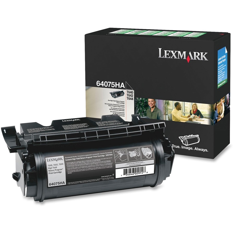 Lexmark Original Laser Toner Cartridge - Black Pack