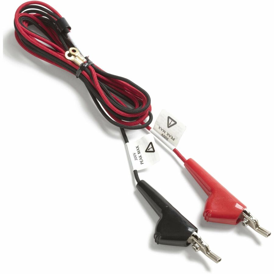 Fluke Networks Line Cord with Angled Bed-of-Nails Clips