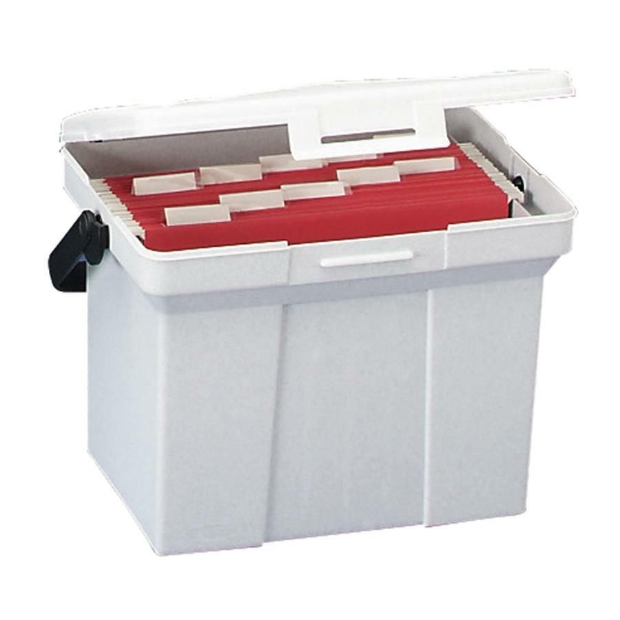 rubbermaid portable file tote