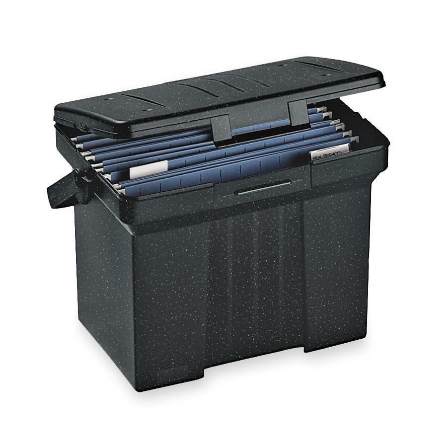 rubbermaid portable file tote