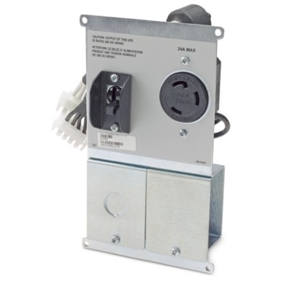 APC - Symmetra RM Power Backplate - 1, 1 x NEMA L6-30R, Hard Wire 3-wire (2PH + G) Female