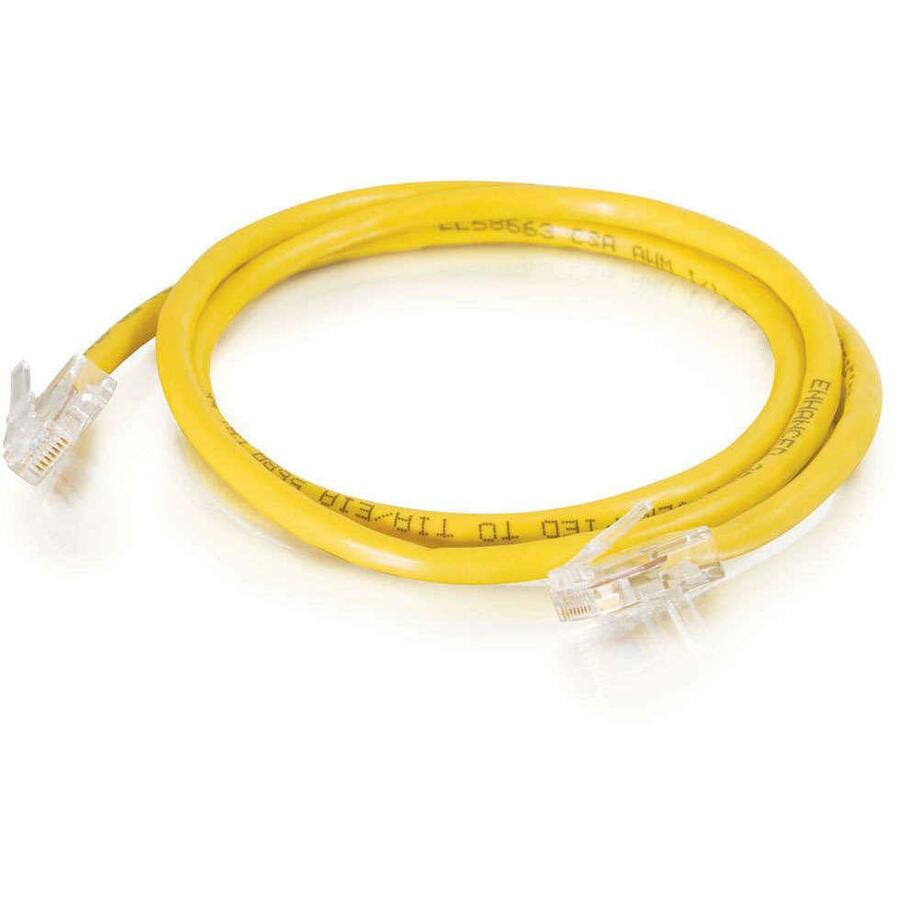 C2G-3ft Cat5e Non-Booted Crossover Unshielded (UTP) Network Patch Cable - Yellow