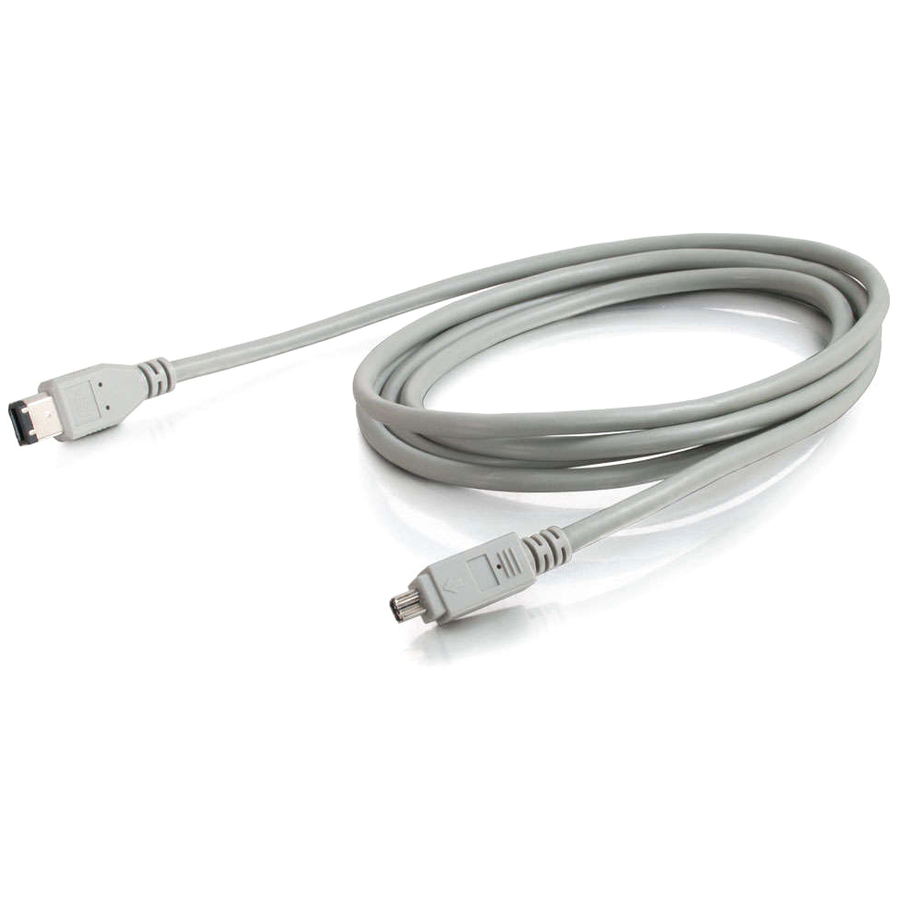 C2G FireWire Cable - Male FireWire - Male FireWire - 2m - Gray - Firewire Cables - CGO19569