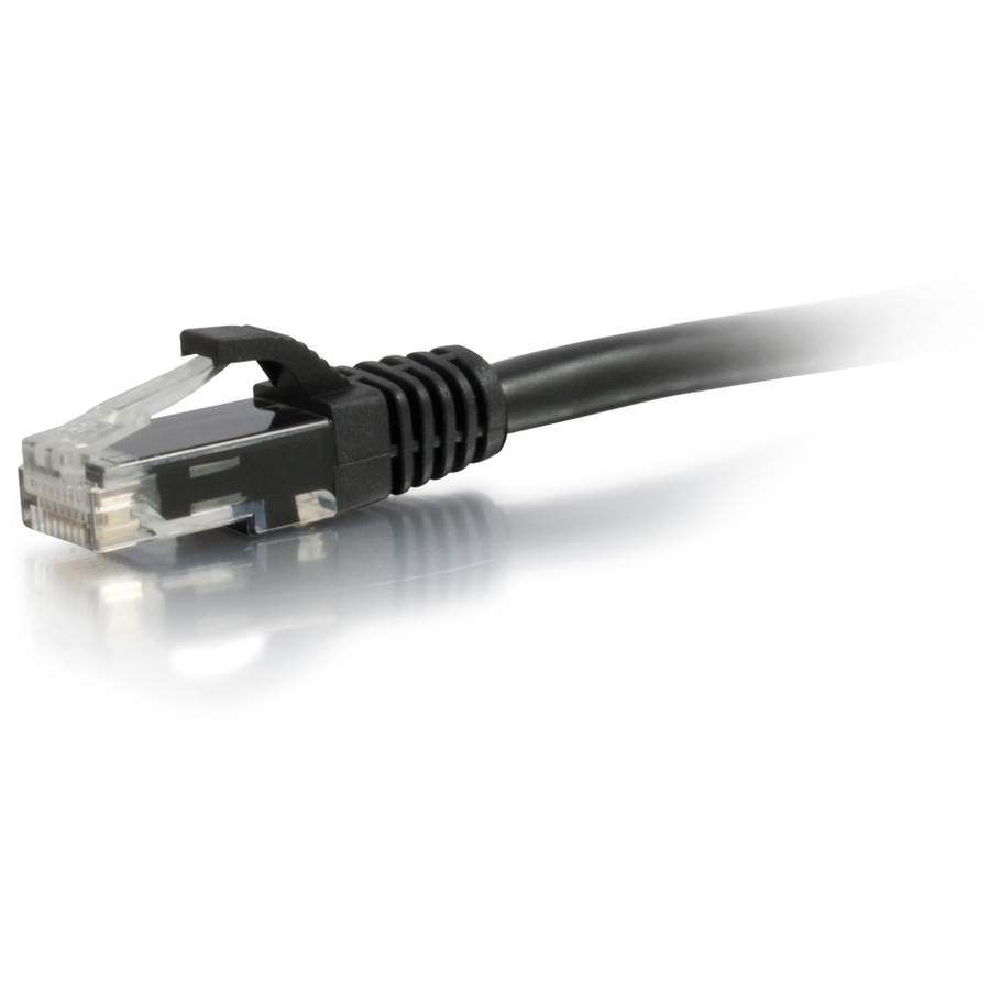 C2G 10ft Cat5e Ethernet Cable - Snagless Unshielded (UTP) - Black